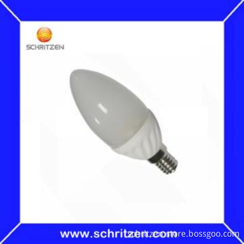 Ceramics white LED candle light E14 with Christmas Light Bulbs